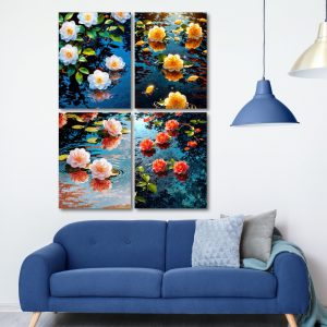 Set of 4 Nature Canvas | 6903