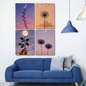 Set of 4 Nature Canvas | 6909