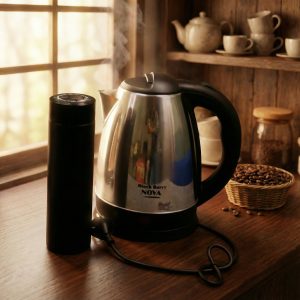 Nova Electric Kettle + Portable Led Flask Combo